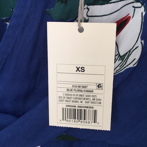 Blue floral jumpsuit - Picture 4 of 5